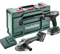 METABO Akku Combo Set 2.4.3 18 V (685204500) ; BS 18 + W 18 L 9-125 ; metaBOX 165 L
