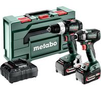 METABO Akku Combo Set 2.8.4 18V (685196000) ; BS 18 LT BL + SSD 18 LT 200 BL ; metaBOX 145 L