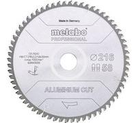 Metabo Lame de scie circulaire ALUMINIUM CUT PROFESSIONAL 216 x 30 x 1,8 mm 58 dents 1 pièce