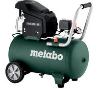 metabo Kompressor Basic 250‑50-110 l/min Füllleistung, 50l Kesselgröße, 8bar, 220 l/min Ansaugleistung