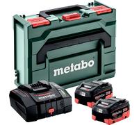 Metabo Basic-Set 2 x LiHD 10 Ah ASC 290 +metaBOX 145