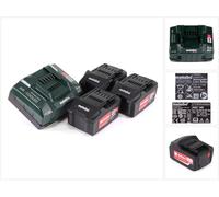 Metabo Basis Set 18V - 3x Batteries 5,2Ah + Chargeur ASC 145 ( 685048000 )