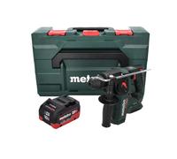 Metabo BH 18 LTX BL 16 Perceuse à percussion sans fil 18 V 1,3 J SDS-plus Brushless + 1x Batterie 10,0 Ah + Coffret MetaBOX - sans chargeur