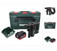 Metabo BH 18 LTX BL 16 Perceuse à percussion sans fil 18 V 1,3 J SDS-plus Brushless + 1x Batterie 10,0 Ah + Chargeur + Coffret MetaBOX