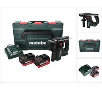 Metabo BH 18 LTX BL 16 Perceuse à percussion sans fil 18 V 1,3 J SDS-plus Brushless + 2x Batteries 5,5 Ah + Chargeur + Coffret MetaBOX