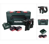 Metabo BH 18 LTX BL 16 Perceuse à percussion sans fil 18 V 1.3 J SDS-plus Brushless + 2x Batteries 8.0 Ah + Chargeur + Coffret MetaBOX