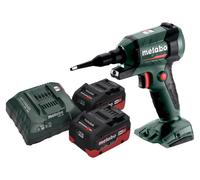 Metabo BP 18 LTX BL Soufflette sans fil 18 V Brushless + 2x batterie LiHD 5,5 Ah + chargeur