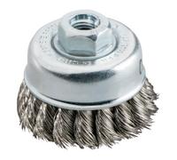 Metabo Brosse boisseau 65x0,35 mm/ 5/8", fil en acier inoxydable, torsadé, inoxydable, épaisseur de fil 0,35 mm metabo Quantité:1