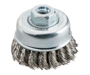 Metabo Brosse boisseau 65x0,35 mm/ 5/8", fil en acier inoxydable, torsadé, inoxydable, épaisseur de fil 0,35 mm metabo Quantité:1