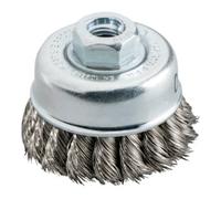 Metabo Brosse coupelle Metabo 65x0,5 mm/ 5/8", fil d'acier, noué, épaisseur du fil 0,50 mm Quantité:1