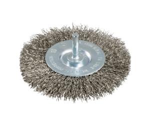 Metabo Brosse ronde 100x0,3 mm/ Acier inoxydable, ondulé, avec queue de 6 mm metabo Quantité:1