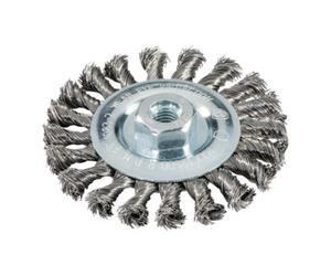 Metabo Brosse ronde 115x0,5x10 mm/ M14, acier inoxydable, torsadé metabo Quantité:1