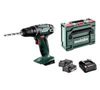 Metabo Perceuse-visseuse sans fil BS 18 – 18 V Li-Ion, 2 vitesses, mandrin 10 mm