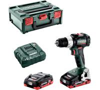Metabo Perceuse-visseuse sans fil 18 V, 2 batteries Li‑HD 4,0 Ah, chargeur 602325800