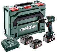 Metabo BS 18 LT SET - Perceuses/visseuses - sans fil - 2 vitesses - Clé de mandrin 13 mm - 60 N-m