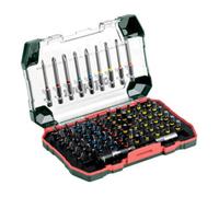 Metabo Coffret d'embouts SP 71 pièces – embouts Cr‑V 25/75 mm – adaptateur magnétique, code couleur