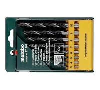 Metabo Coffret de mèches à bois 627202000 – 8 pièces (3–10 mm)