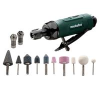 Meuleuse droite à air comprimé METABO DG 25 Set + 5 meules sur tige - 6.04116.50