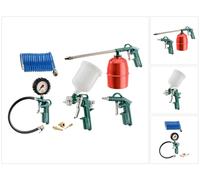 Metabo Druckluft-Werkzeugset LPZ 7 Set Blaspistole Reifenfüllmessgerät