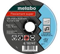 Metabo Flexiamant Super 125 x 6,0 x 22,23 inox, meule d'ébarbage 616747000