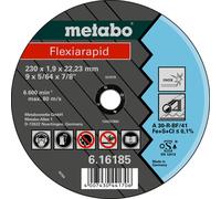 Metabo Flexiarapid 125 x 1,6 x 22,23 inox, meule de tronçonnage, modele droit 616182000