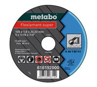 Metabo Flexiarapid super 125 x 1,6 x 22,23 acier, meule de tronçonnage, modèle droit metabo Quantité:25