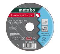 Metabo Flexiarapid super 150 x 1,6 x 22,23 inox, meule de tronçonnage, modèle droit metabo Quantité:25
