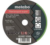 Metabo Flexiarapid Super 626871000 Disque à tronçonner 76 mm 1 pc(s) Carrelage, Céramique, Brique réfractaire