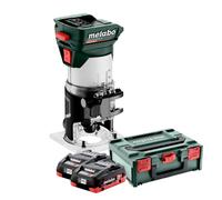 Metabo FMV 18 LTX BL 8 18V Li-ion Kit De Fraisage D'angle (2 Batteries 4,0 Ah) Dans MetaBox