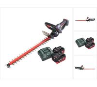 Metabo HS 18 LTX 65 Taille-haie sans fil 18 V 63 cm + 2x Batteries 5,5 Ah + Chargeur