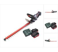Metabo HS 18 LTX 65 Taille-haie sans fil 18 V 63 cm + 2x Batteries 8,0 Ah + Chargeur