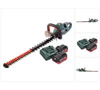 Metabo HS 18 LTX BL 65 Taille-haie sans fil 18 V 60 cm brushless + 2x Batteries 5,5 Ah + Chargeur