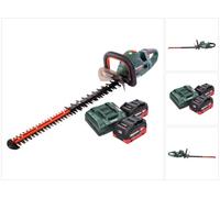 Metabo HS 18 LTX BL 65 Taille-haie sans fil 18 V 60 cm brushless + 2x Batteries 8,0 Ah + Chargeur