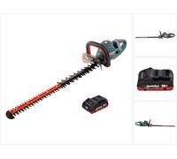 Metabo HS 18 LTX BL 75 Taille-haie sans fil 18 V 75 cm Brushless + 1x batterie 4,0 Ah - sans kit de chargement