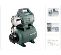 Metabo HWW3500/25 INOX Station d'eau domestique 900 W 4,5 bar ( 600969000 ) Moteur à condensateur sans entretien
