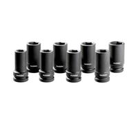 Metabo Jeu de 8 clés à douille pour visseuses à percussion 1" metabo Quantité:1
