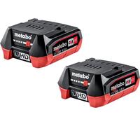 Metabo Jeu de batteries 2x LiHD Bloc de batteries 12 V 4,0 Ah / 4000 mAh Li-Ion avec indicateur de charge ( 2x 625349000 )