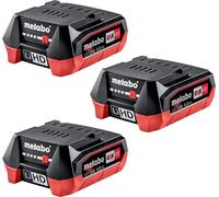 Metabo Jeu de batteries 3x LiHD Bloc de batteries 12 V 4,0 Ah / 4000 mAh Li-Ion avec indicateur de charge ( 3x 625349000 )