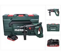 Metabo KH 18 LTX 24 Marteau combiné sans fil 18 V 2,1 J SDS plus + 1x batterie 4,0 Ah + metaBOX - sans chargeur