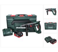 Metabo KH 18 LTX 24 Marteau combiné sans fil 18 V 2,1 J SDS plus + 1x batterie 8,0 Ah + chargeur + metaBOX