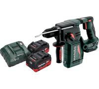 Metabo KH 18 LTX BL 24 Marteau perforateur sans fil 18 V 2,2 J SDS Plus Brushless + 2x batterie LiHD 5,5 Ah + chargeur