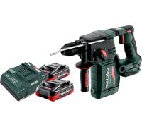 Metabo KH 18 LTX BL 24 Marteau perforateur sans fil 18 V 2,2 J SDS Plus Brushless + 2x batterie LiHDX 4,0 Ah + chargeur