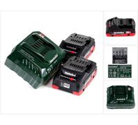 Metabo Kit de base 18V - 2x Batteries LiHD 4.0Ah + Chargeur ASC 55 ( 685163380 )