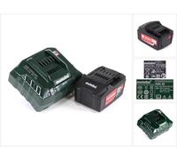 Metabo Kit de base sans fil 18V avec 1x batterie 5,2Ah ( 625592000 ) + chargeur ASC 55 ( 627044000 )