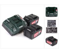 Metabo Kit de base sans fil 18V avec 2x batterie 5,2Ah + chargeur ASC 145 ( 685051380 )