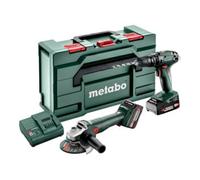 Metabo Combo Set 2.4.4 18V ((SB 18 + W 18 L 9-125+18V/1x2,0Ah+18V/1x4,0A)MetaBox 685205500