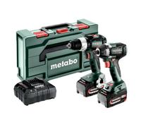 Metabo Kit d'outils sans fil Metabo 2.9.3 18VBS 18 LT BL + SSW 18 LT 300 BL ; metaBOX 145 L Quantité:1