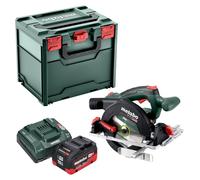 Metabo KS 18 LTX 57 BL Scie circulaire portative sans fil 18 V 57 mm + 1x batterie LiHD 10,0 Ah + chargeur + Metabox