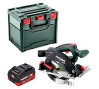 Metabo KS 18 LTX 57 BL Scie circulaire portative sans fil 18 V 57 mm + 1x batterie LiHD 8,0 Ah + Metabox - sans chargeur