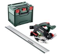 Metabo KS 18 LTX 57 BL Scie circulaire portative sans fil 18 V 57 mm + rail de guidage FS 160 ( 691222000 ) + Metabox - sans batterie, sans chargeur